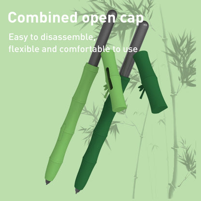 Bamboo Liquid Silicone Gel Stylus Pen Protective Case