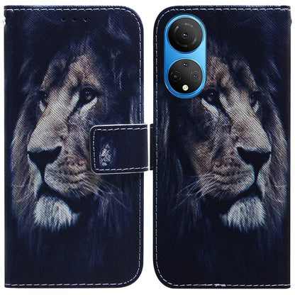 Coloured Drawing Leather Phone Case, For Honor X7, For Honor X8