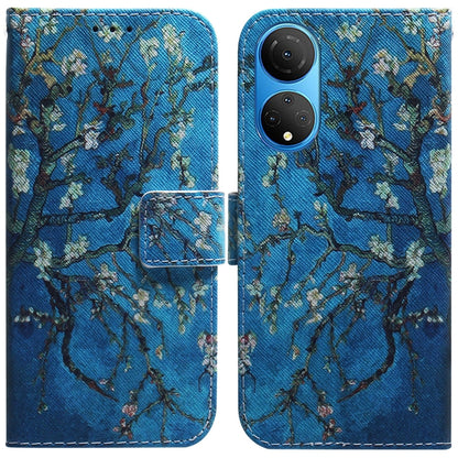 Coloured Drawing Leather Phone Case, For Honor X7, For Honor X8