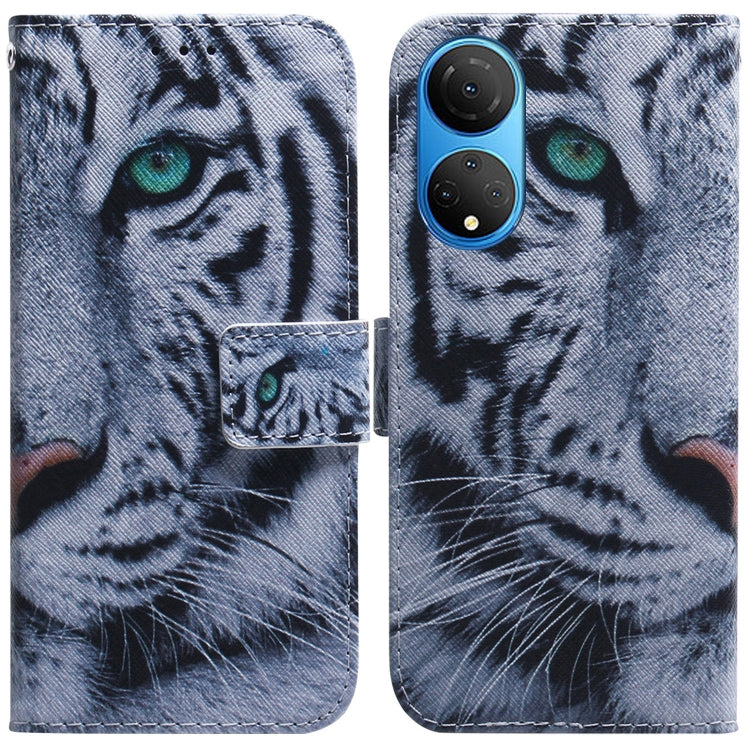 Coloured Drawing Leather Phone Case, For Honor X7, For Honor X8