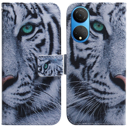 Coloured Drawing Leather Phone Case, For Honor X7, For Honor X8