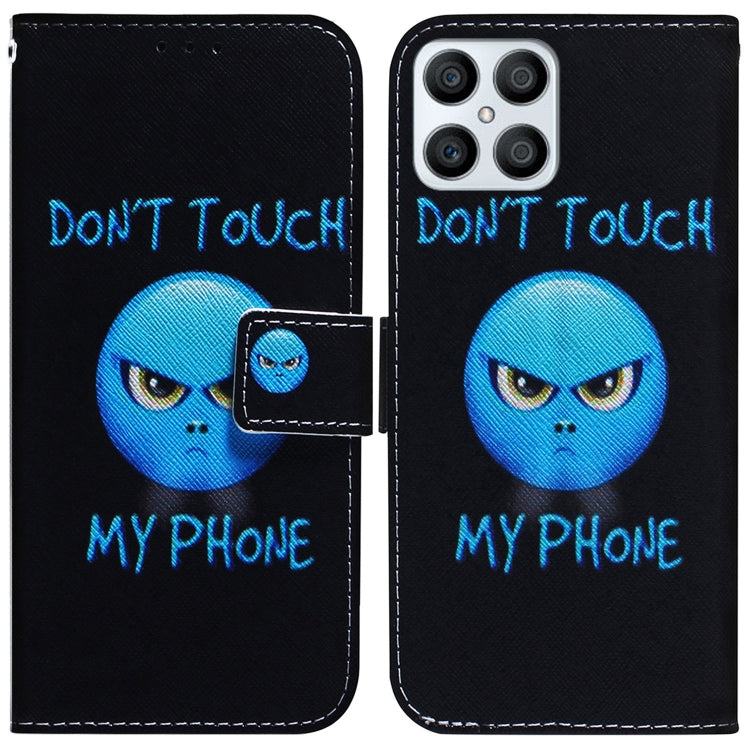 Coloured Drawing Leather Phone Case, For Honor X7, For Honor X8
