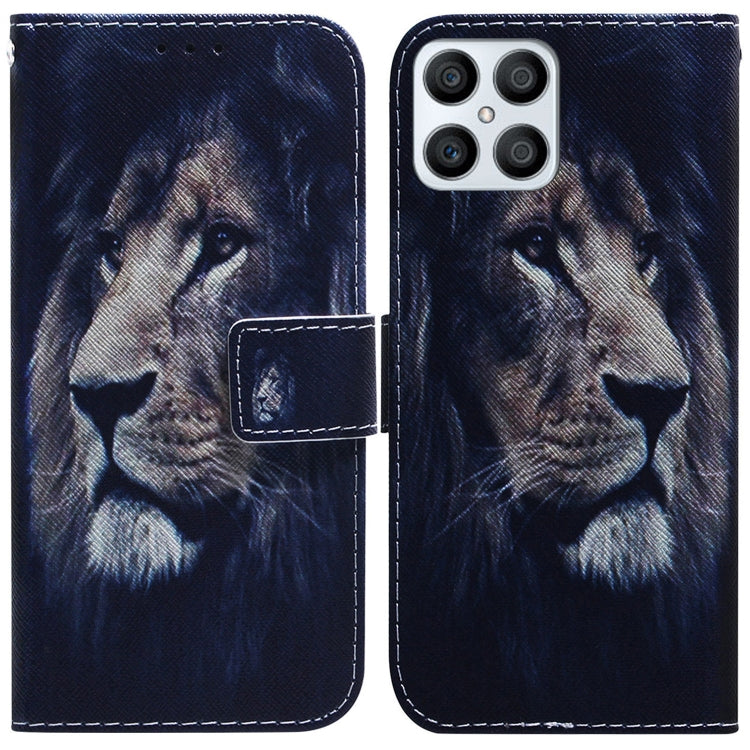 Coloured Drawing Leather Phone Case, For Honor X7, For Honor X8