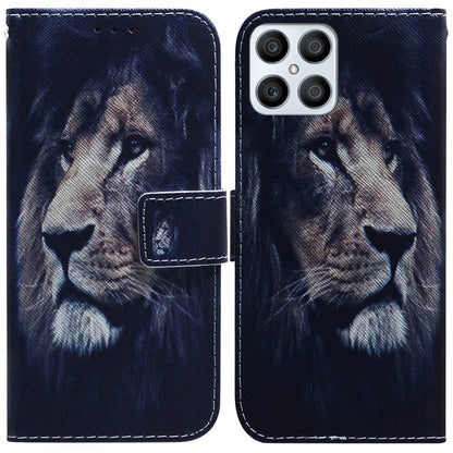 Coloured Drawing Leather Phone Case, For Honor X7, For Honor X8