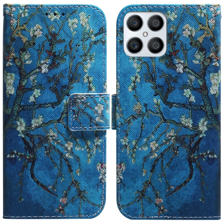 Coloured Drawing Leather Phone Case, For Honor X7, For Honor X8