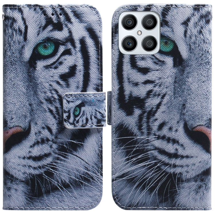 Coloured Drawing Leather Phone Case, For Honor X7, For Honor X8