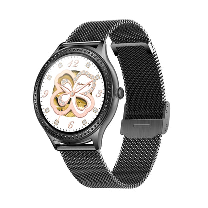 AK35 1.32 inch IPS Color Screen Smart Watch, Support Sleep Monitoring/Blood Oxygen Monitoring, Black Steel Watch Band, Black Silicone Watch Band, Gold Pink Silicone Watch Band, Gold Steel Watch Band, Gold Purple Silicone Watch Band                     ...