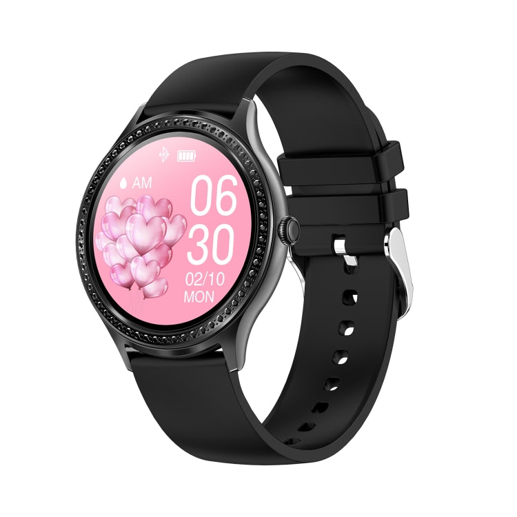 AK35 1.32 inch IPS Color Screen Smart Watch, Support Sleep Monitoring/Blood Oxygen Monitoring, Black Steel Watch Band, Black Silicone Watch Band, Gold Pink Silicone Watch Band, Gold Steel Watch Band, Gold Purple Silicone Watch Band                     ...
