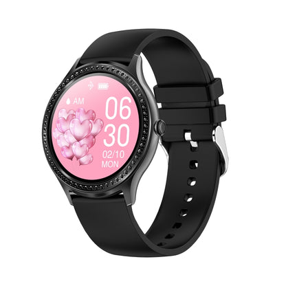 AK35 1.32 inch IPS Color Screen Smart Watch, Support Sleep Monitoring/Blood Oxygen Monitoring, Black Steel Watch Band, Black Silicone Watch Band, Gold Pink Silicone Watch Band, Gold Steel Watch Band, Gold Purple Silicone Watch Band                     ...