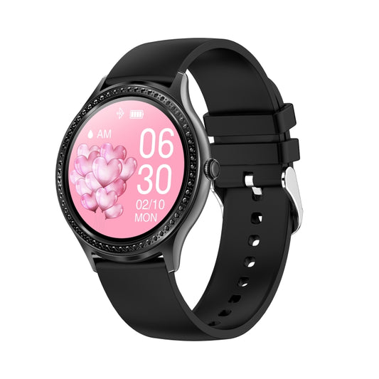 AK35 1.32 inch IPS Color Screen Smart Watch, Support Sleep Monitoring/Blood Oxygen Monitoring, Black Steel Watch Band, Black Silicone Watch Band, Gold Pink Silicone Watch Band, Gold Steel Watch Band, Gold Purple Silicone Watch Band                     ...
