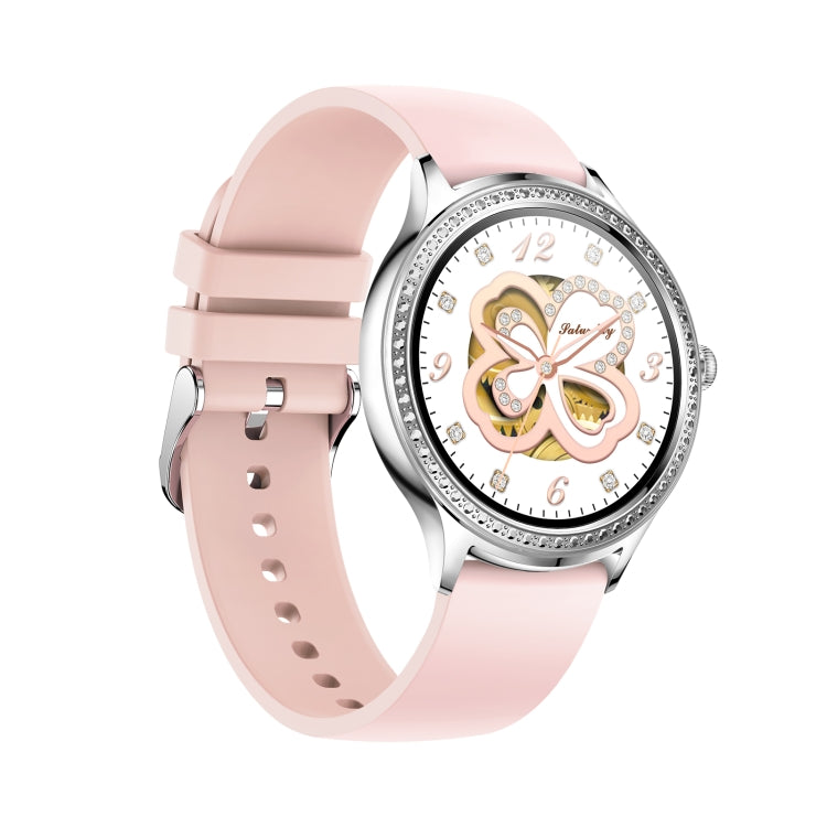 AK35 1.32 inch IPS Color Screen Smart Watch, Support Sleep Monitoring/Blood Oxygen Monitoring, Black Steel Watch Band, Black Silicone Watch Band, Gold Pink Silicone Watch Band, Gold Steel Watch Band, Gold Purple Silicone Watch Band                     ...