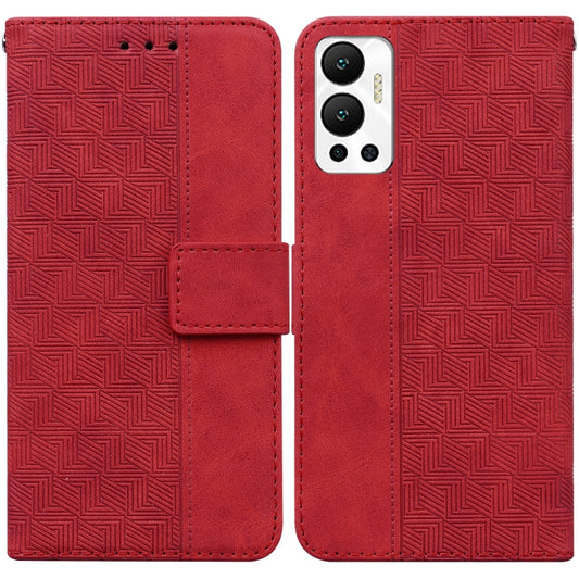 Geometric Embossed Leather Phone Case, For Infinix Hot 12, For Infinix Hot 12 Play, For Infinix Hot 12i, For Motorola Moto G42, For Motorola Moto G52J Japan Version, For Nokia C21 Plus, For OnePlus Nord 2T, For OnePlus Nord CE 2 Lite 5G                ...