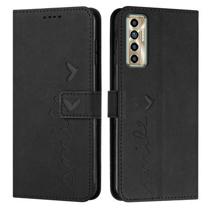 Skin Feel Heart Pattern Leather Phone Case, For Tecno Camon 17 Pro/Camon 17P, For Tecno Camon 18, For Tecno Camon 18 Premier, For Tecno POP 5 LTE, For Tecno Pova 2, For Tecno Pova Neo, For Tecno Spark 6 Go/Spark Go 2020, For Tecno Spark 7T/Spark 7     ...