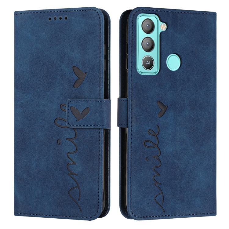 Skin Feel Heart Pattern Leather Phone Case, For Tecno Camon 17 Pro/Camon 17P, For Tecno Camon 18, For Tecno Camon 18 Premier, For Tecno POP 5 LTE, For Tecno Pova 2, For Tecno Pova Neo, For Tecno Spark 6 Go/Spark Go 2020, For Tecno Spark 7T/Spark 7     ...