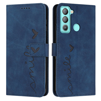Skin Feel Heart Pattern Leather Phone Case, For Tecno Camon 17 Pro/Camon 17P, For Tecno Camon 18, For Tecno Camon 18 Premier, For Tecno POP 5 LTE, For Tecno Pova 2, For Tecno Pova Neo, For Tecno Spark 6 Go/Spark Go 2020, For Tecno Spark 7T/Spark 7     ...