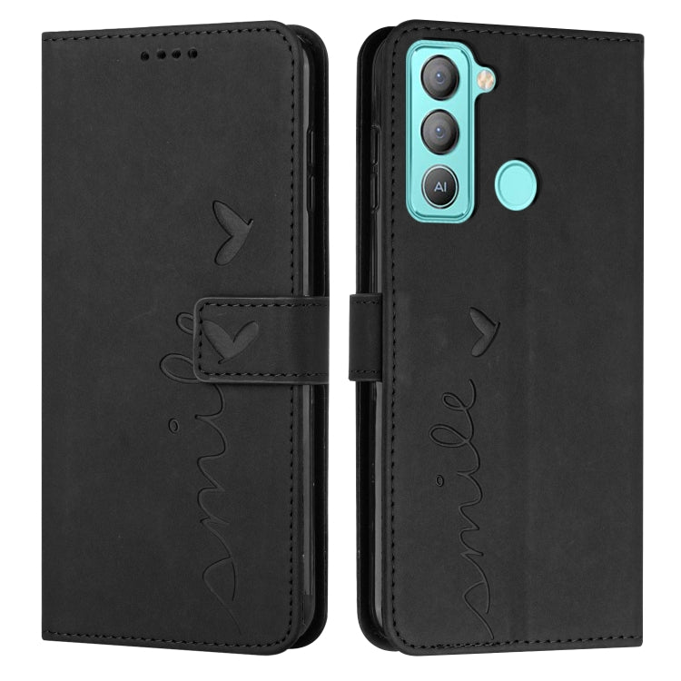 Skin Feel Heart Pattern Leather Phone Case, For Tecno Camon 17 Pro/Camon 17P, For Tecno Camon 18, For Tecno Camon 18 Premier, For Tecno POP 5 LTE, For Tecno Pova 2, For Tecno Pova Neo, For Tecno Spark 6 Go/Spark Go 2020, For Tecno Spark 7T/Spark 7     ...