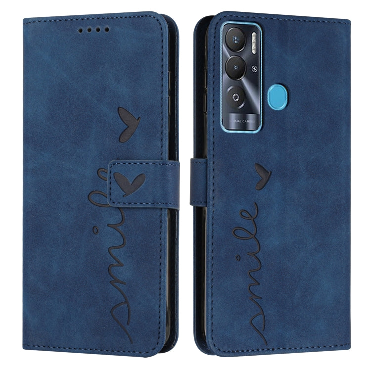 Skin Feel Heart Pattern Leather Phone Case, For Tecno Camon 17 Pro/Camon 17P, For Tecno Camon 18, For Tecno Camon 18 Premier, For Tecno POP 5 LTE, For Tecno Pova 2, For Tecno Pova Neo, For Tecno Spark 6 Go/Spark Go 2020, For Tecno Spark 7T/Spark 7     ...