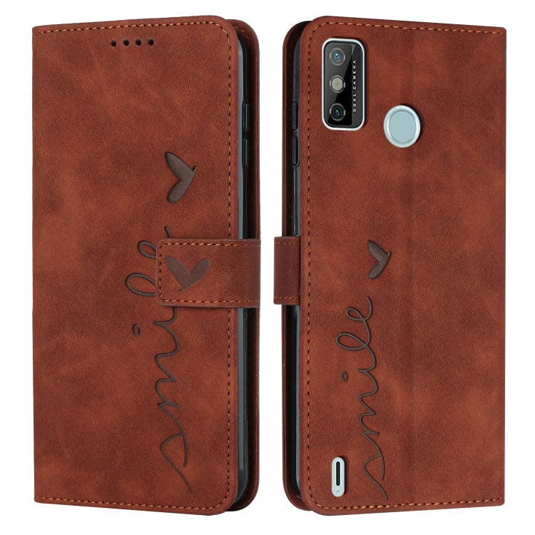 Skin Feel Heart Pattern Leather Phone Case, For Tecno Camon 17 Pro/Camon 17P, For Tecno Camon 18, For Tecno Camon 18 Premier, For Tecno POP 5 LTE, For Tecno Pova 2, For Tecno Pova Neo, For Tecno Spark 6 Go/Spark Go 2020, For Tecno Spark 7T/Spark 7     ...