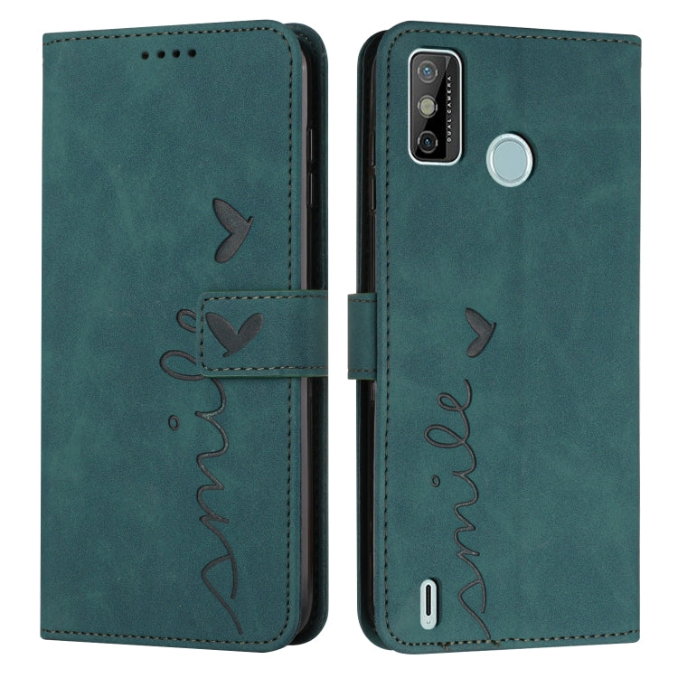 Skin Feel Heart Pattern Leather Phone Case, For Tecno Camon 17 Pro/Camon 17P, For Tecno Camon 18, For Tecno Camon 18 Premier, For Tecno POP 5 LTE, For Tecno Pova 2, For Tecno Pova Neo, For Tecno Spark 6 Go/Spark Go 2020, For Tecno Spark 7T/Spark 7     ...