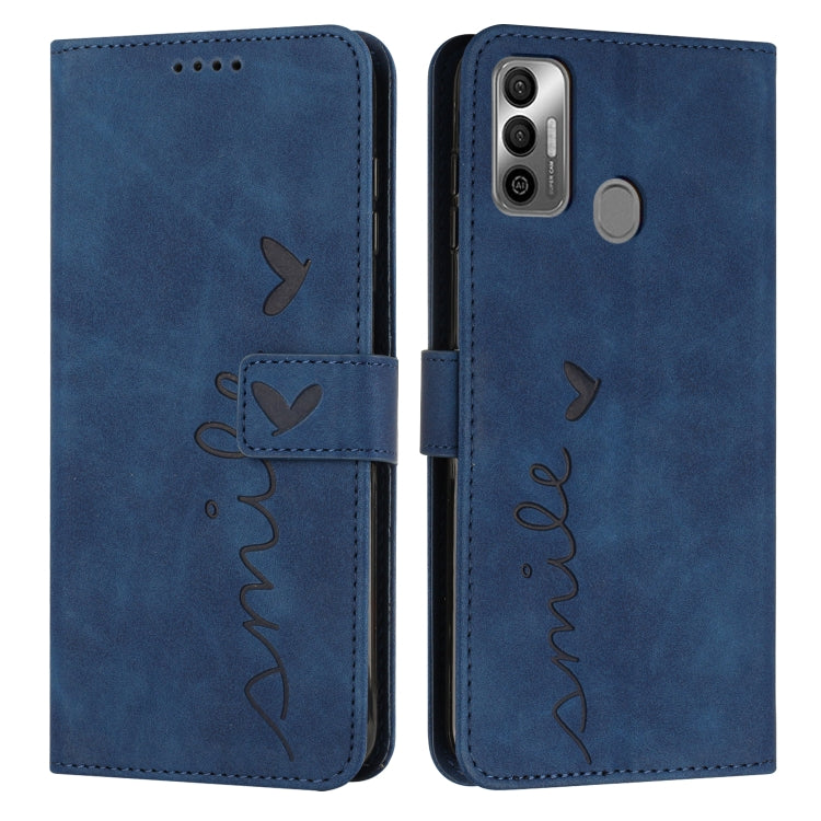 Skin Feel Heart Pattern Leather Phone Case, For Tecno Camon 17 Pro/Camon 17P, For Tecno Camon 18, For Tecno Camon 18 Premier, For Tecno POP 5 LTE, For Tecno Pova 2, For Tecno Pova Neo, For Tecno Spark 6 Go/Spark Go 2020, For Tecno Spark 7T/Spark 7     ...