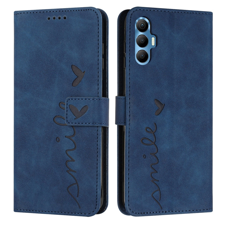 Skin Feel Heart Pattern Leather Phone Case, For Tecno Camon 17 Pro/Camon 17P, For Tecno Camon 18, For Tecno Camon 18 Premier, For Tecno POP 5 LTE, For Tecno Pova 2, For Tecno Pova Neo, For Tecno Spark 6 Go/Spark Go 2020, For Tecno Spark 7T/Spark 7     ...