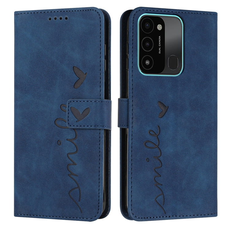 Skin Feel Heart Pattern Leather Phone Case, For Tecno Camon 17 Pro/Camon 17P, For Tecno Camon 18, For Tecno Camon 18 Premier, For Tecno POP 5 LTE, For Tecno Pova 2, For Tecno Pova Neo, For Tecno Spark 6 Go/Spark Go 2020, For Tecno Spark 7T/Spark 7     ...
