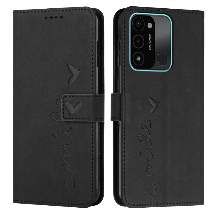 Skin Feel Heart Pattern Leather Phone Case, For Tecno Camon 17 Pro/Camon 17P, For Tecno Camon 18, For Tecno Camon 18 Premier, For Tecno POP 5 LTE, For Tecno Pova 2, For Tecno Pova Neo, For Tecno Spark 6 Go/Spark Go 2020, For Tecno Spark 7T/Spark 7     ...