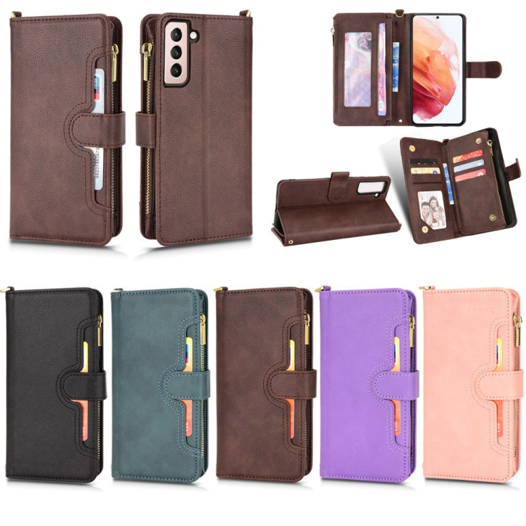 Litchi Texture Zipper Leather Phone Case, For Samsung Galaxy S21 5G, For Samsung Galaxy S22+ 5G, For Samsung Galaxy S22 5G, For Samsung Galaxy Xcover 5, For Samsung Galaxy Z Fold3 5G