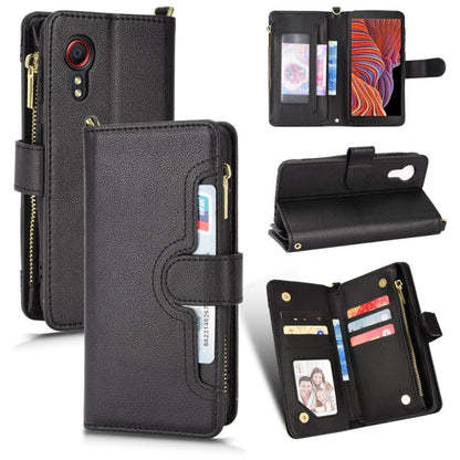 Litchi Texture Zipper Leather Phone Case, For Samsung Galaxy S21 5G, For Samsung Galaxy S22+ 5G, For Samsung Galaxy S22 5G, For Samsung Galaxy Xcover 5, For Samsung Galaxy Z Fold3 5G