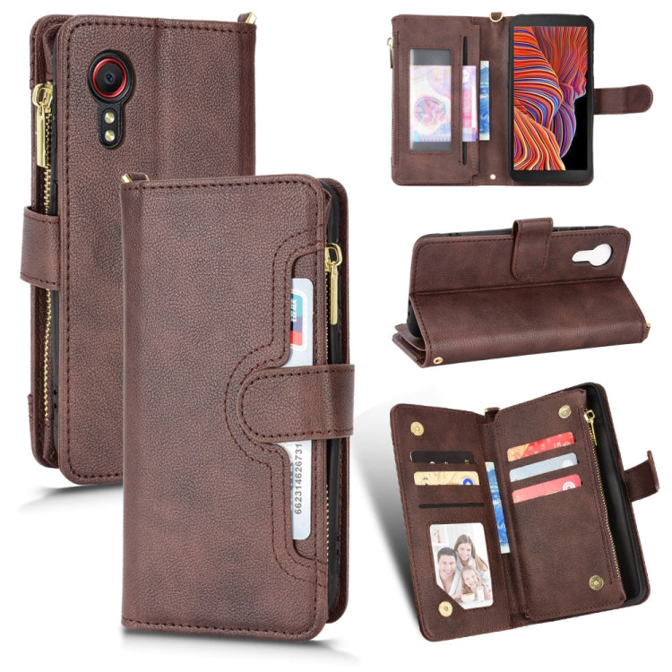 Litchi Texture Zipper Leather Phone Case, For Samsung Galaxy S21 5G, For Samsung Galaxy S22+ 5G, For Samsung Galaxy S22 5G, For Samsung Galaxy Xcover 5, For Samsung Galaxy Z Fold3 5G