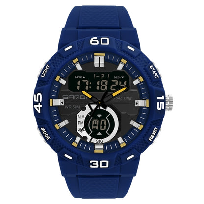 Montre Électronique SANDA 3087 Lumineuse Étanche à Double Affichage
