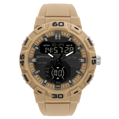 Montre Électronique SANDA 3087 Lumineuse Étanche à Double Affichage