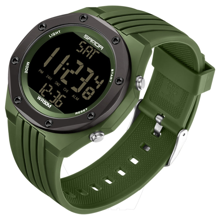Montre Numérique Électronique Lumineuse Étanche SANDA 6093