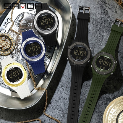 Montre Numérique Électronique Lumineuse Étanche SANDA 6093