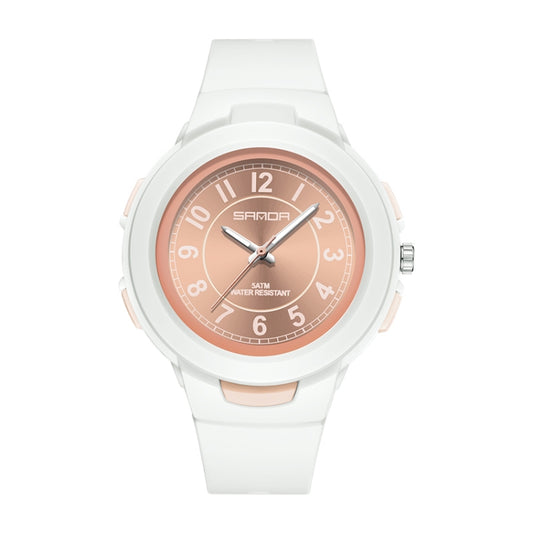 SANDA 6095 Montre électronique étanche de sport pour étudiant