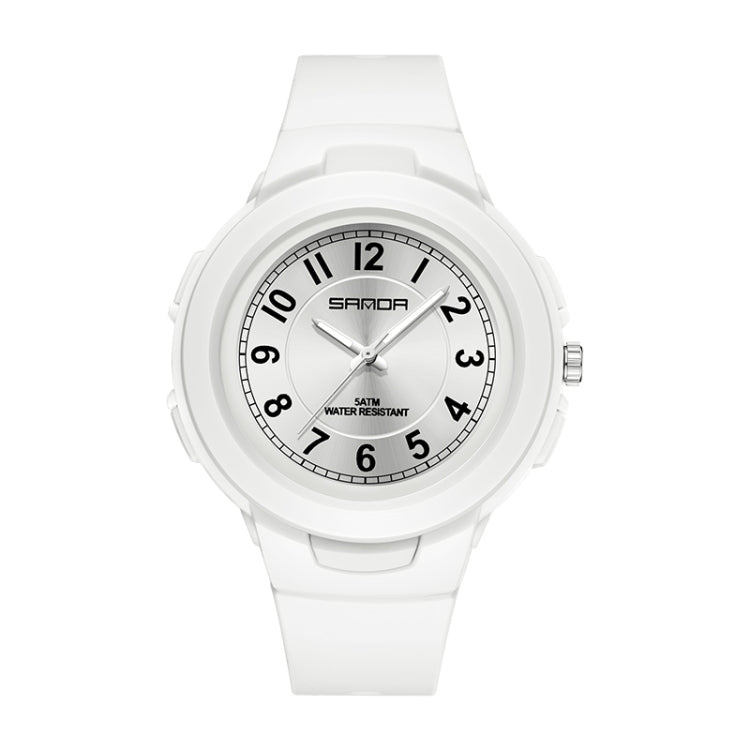 SANDA 6095 Montre électronique étanche de sport pour étudiant