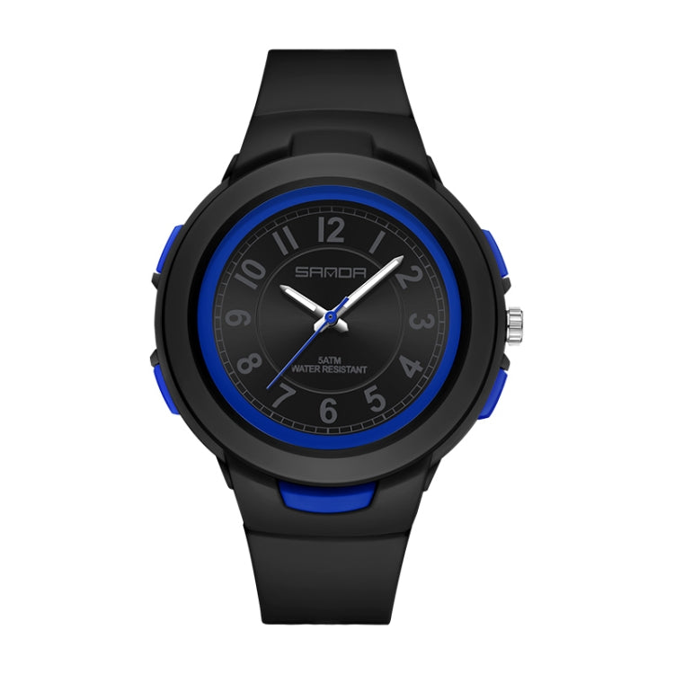 SANDA 6095 Montre électronique étanche de sport pour étudiant