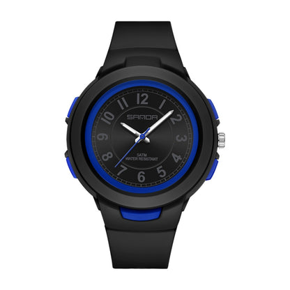 SANDA 6095 Montre électronique étanche de sport pour étudiant