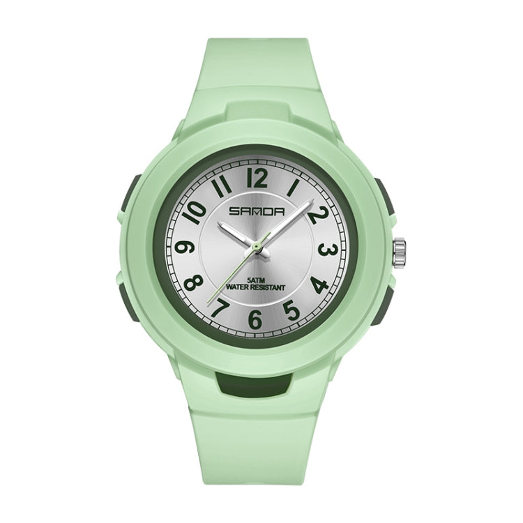 SANDA 6095 Montre électronique étanche de sport pour étudiant