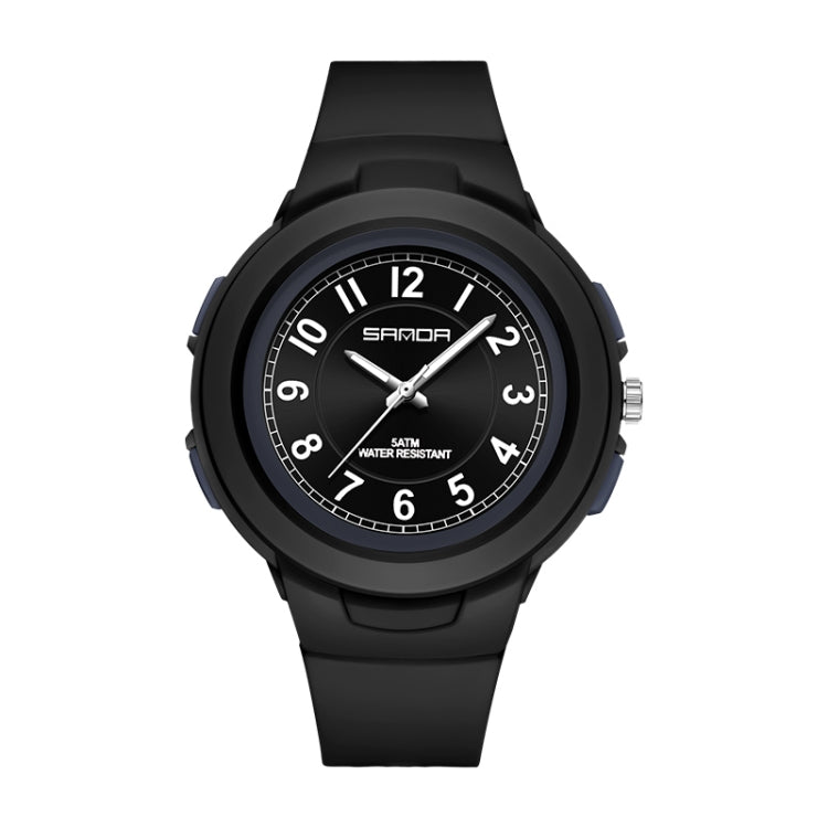 SANDA 6095 Montre électronique étanche de sport pour étudiant