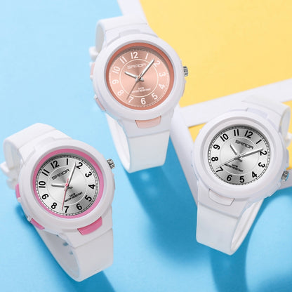 SANDA 6095 Montre électronique étanche de sport pour étudiant