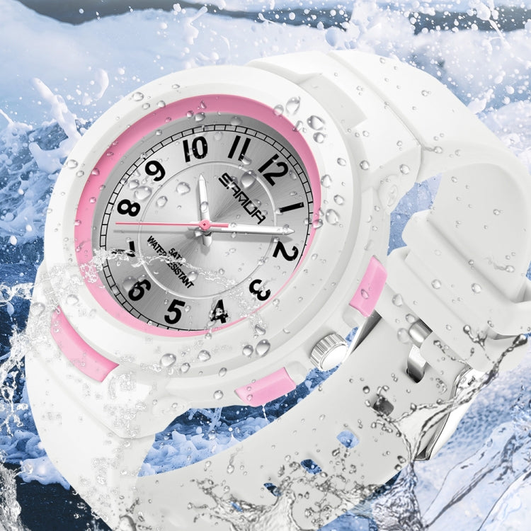 SANDA 6095 Montre électronique étanche de sport pour étudiant