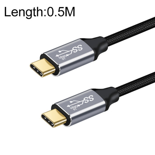 Câble de charge et de transmission de données mâle à mâle USB-C / Type-C 10 Gbit/s, 50 cm, 1 m, 1,5 m, 2 m