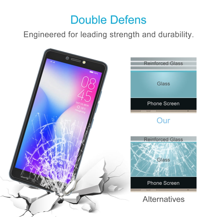 10 PCS 0.26mm 9H 2.5D Tempered Glass Film, For TECNO Pop 2 (10 PCS), For OPPO Realme Narzo 50i Prime (10 PCS)