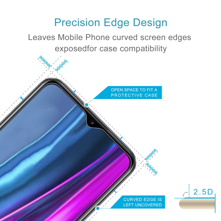50 PCS 0.26mm 9H 2.5D Tempered Glass Film, For OPPO Realme Narzo 50i Prime (50 PCS), For TECNO Pop 2 (50 PCS)