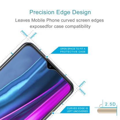 50 PCS 0.26mm 9H 2.5D Tempered Glass Film, For OPPO Realme Narzo 50i Prime (50 PCS), For TECNO Pop 2 (50 PCS)