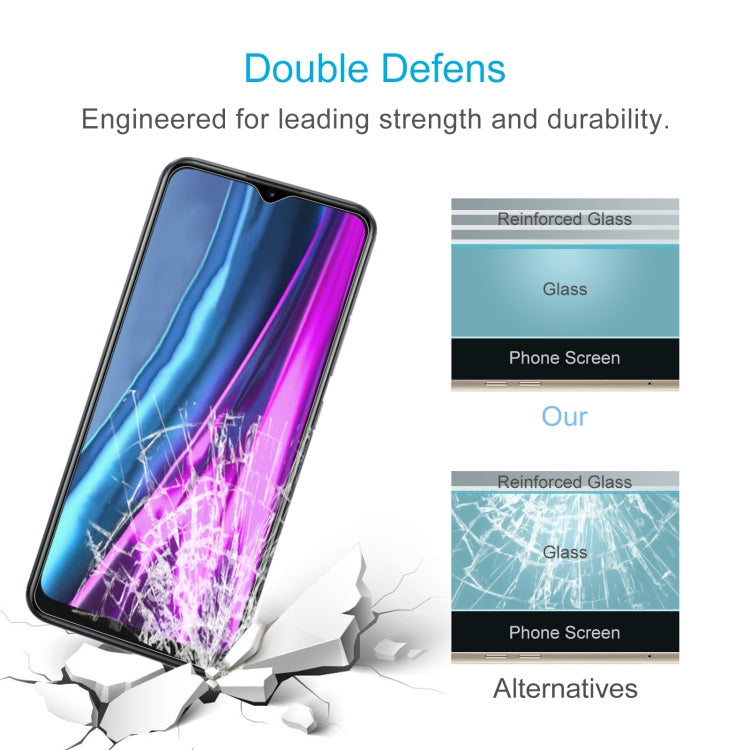 50 PCS 0.26mm 9H 2.5D Tempered Glass Film, For OPPO Realme Narzo 50i Prime (50 PCS), For TECNO Pop 2 (50 PCS)