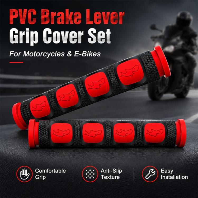 2 PCS Accessoires de modification de moto PVC Klaxon Poignée de guidon Poignée