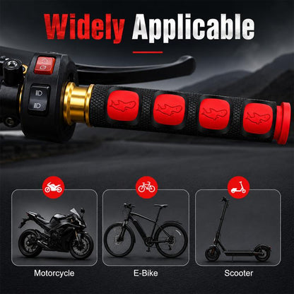 2 PCS Accessoires de modification de moto PVC Klaxon Poignée de guidon Poignée
