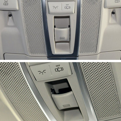 Car Dome Light Button Sunroof Window Switch Button for Mercedes-Benz W166 / W292 2012-, Left Driving, Flat, Convex